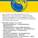 Ukraine Spendenaufruf
