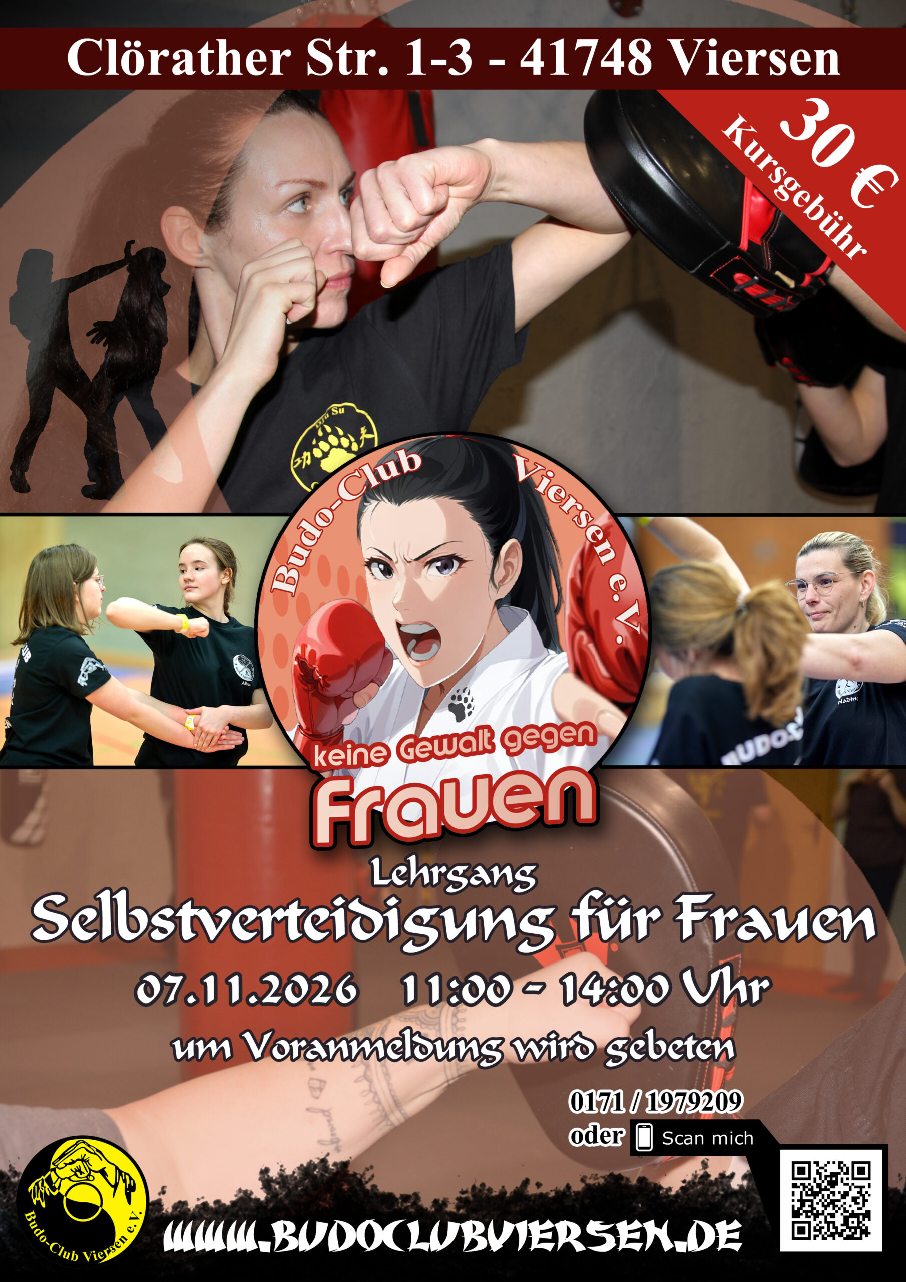 Lehrgang Frauen Selbstverteidigung